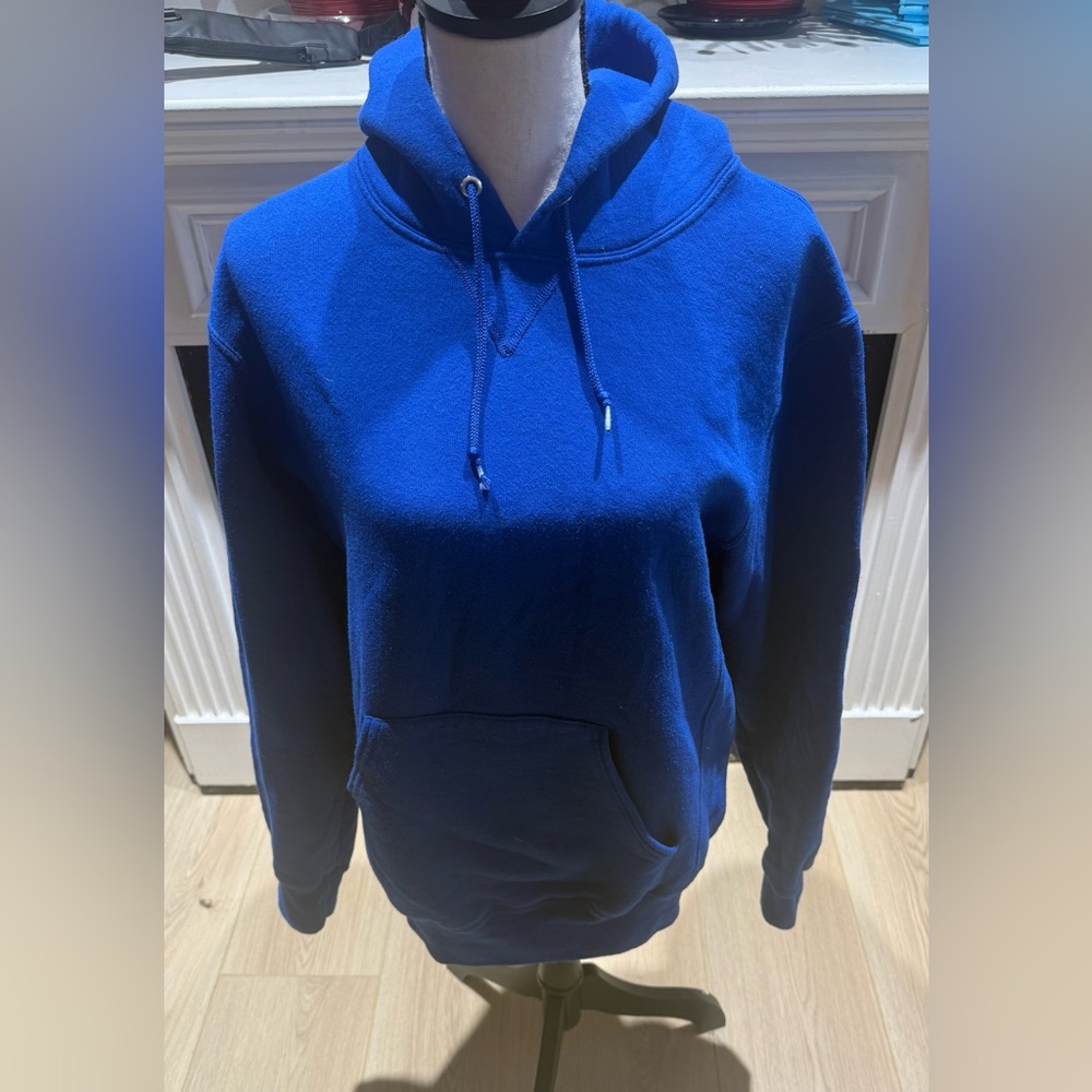 Y2K Russell Athletic Royal Blue Hoodie Size Medium